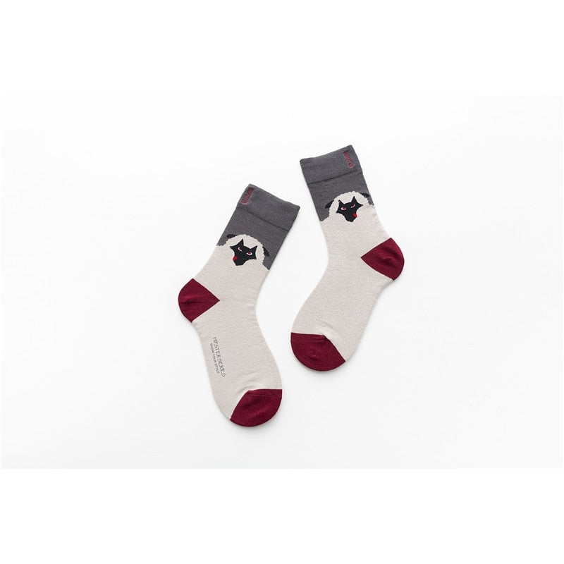 Unisex Painting Style Socks - 1 Pair - Little Eudora