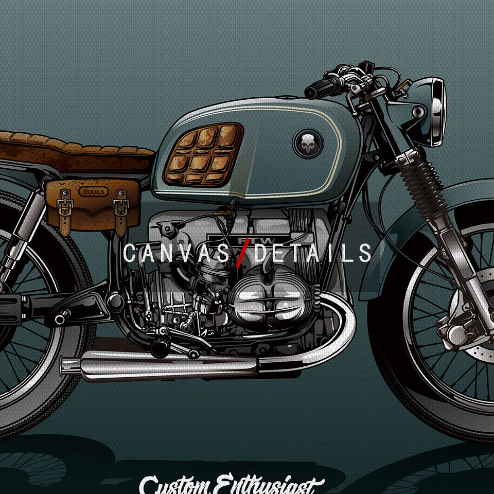 Vintage Poster Classic Motorcycle - Little Eudora