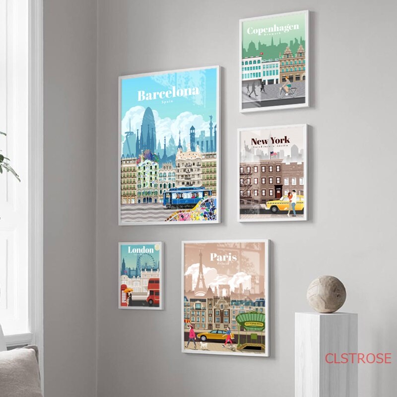London New York Paris Spain City - Little Eudora