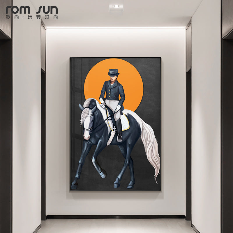 Horse riding Wall Art - Little Eudora