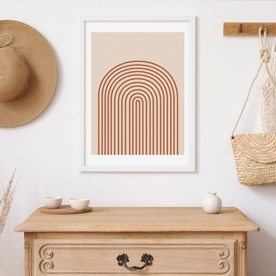 Modern Boho Style Abstract Face Line - Little Eudora