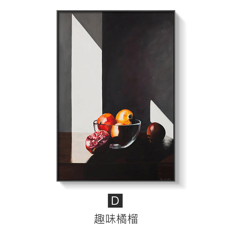Modern Fruit Canvas Painting Minimalist - Little Eudora