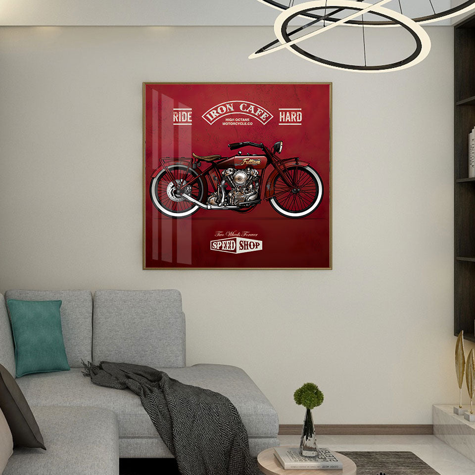 Vintage Poster Classic Motorcycle - Little Eudora