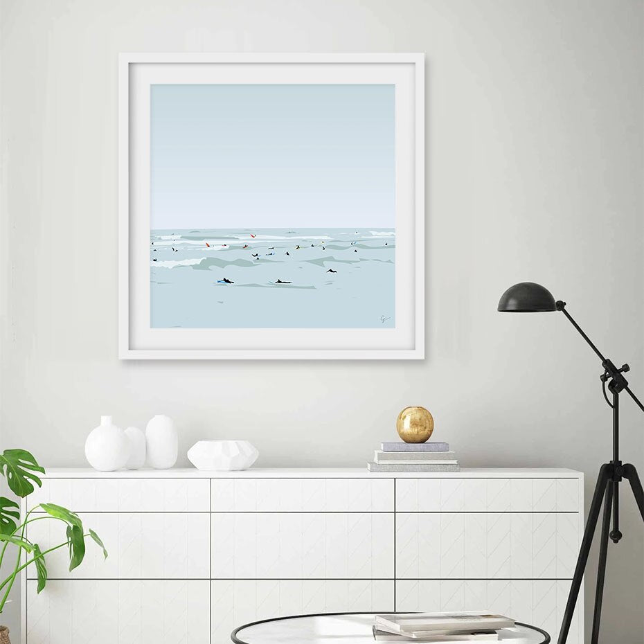 Abastract Swimming in Sea Landscape - Little Eudora