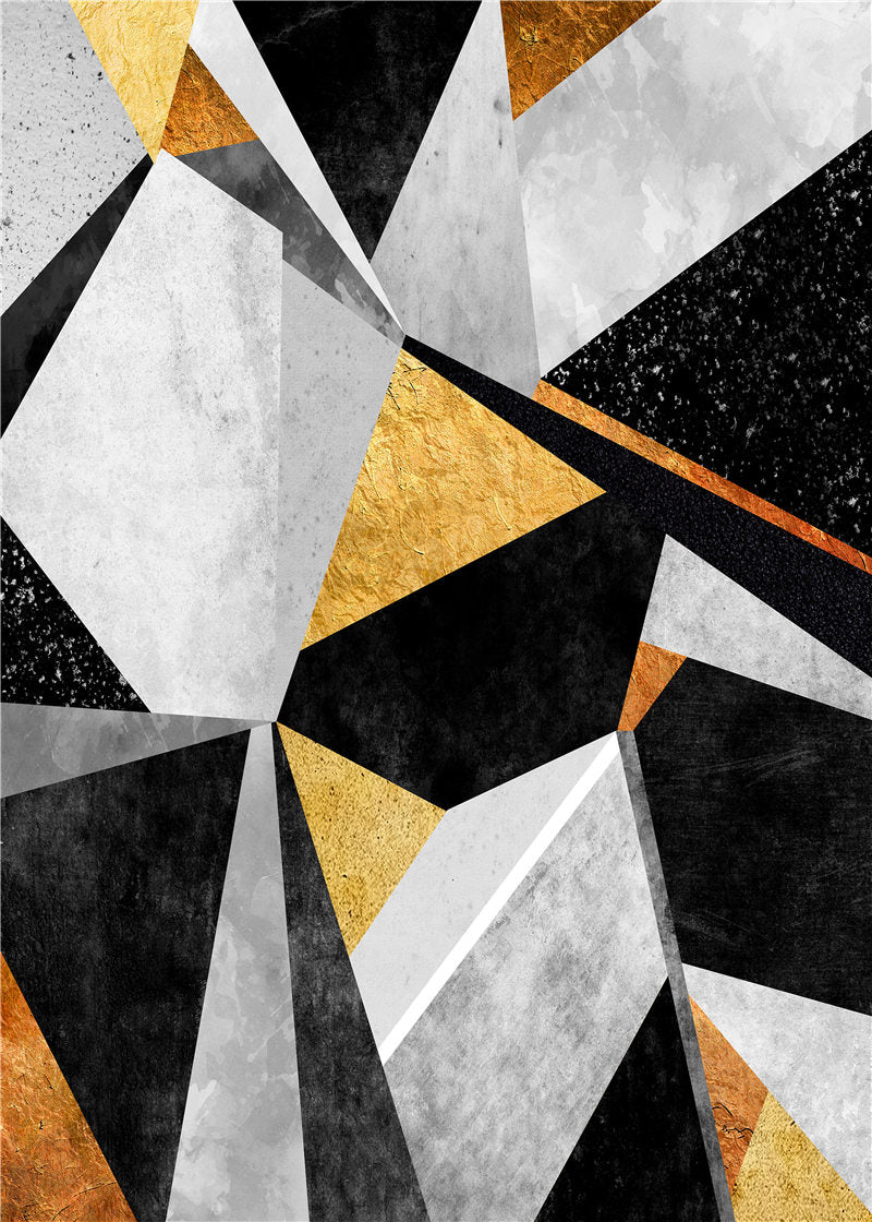 Nordic Abstract Geometry Wall Art - Little Eudora