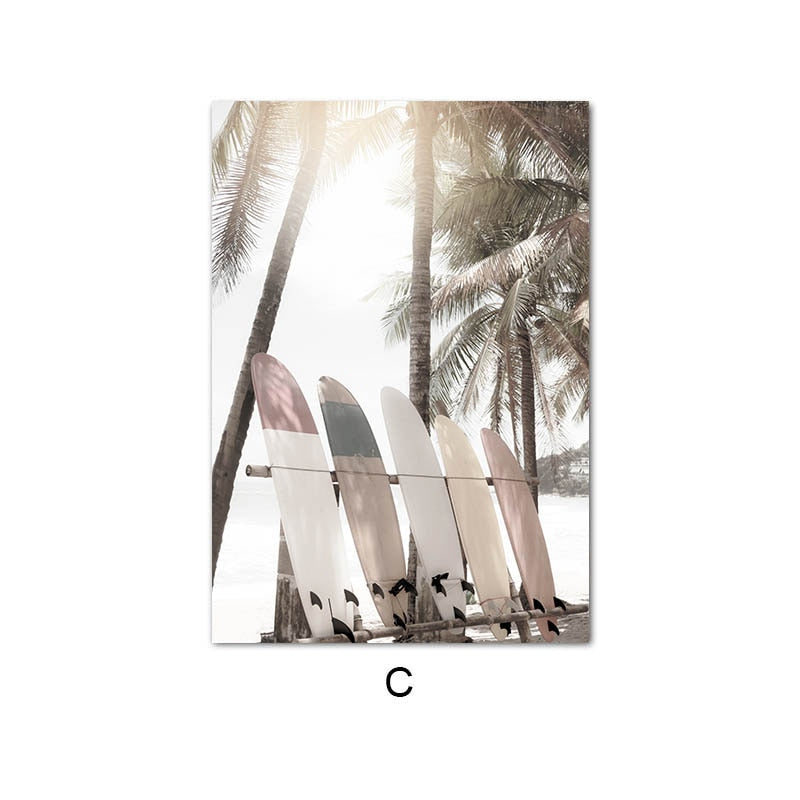 Tropical Summer Sea Beach Travel Wall Art - Little Eudora