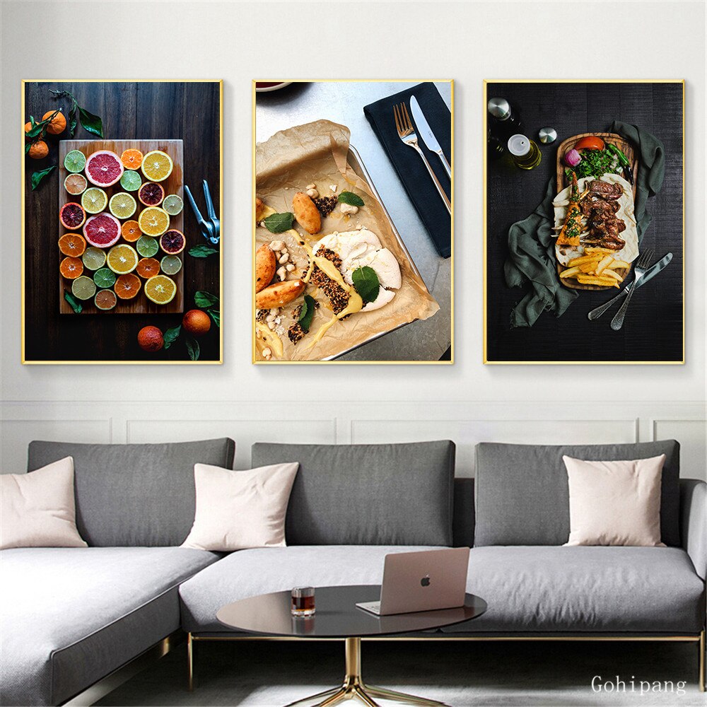 Fruit Vegetable Kitchen Wall Art - Little Eudora