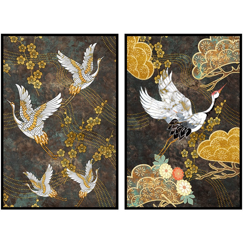 Chinese Ancient Style Animal Golden Wall Art - Little Eudora