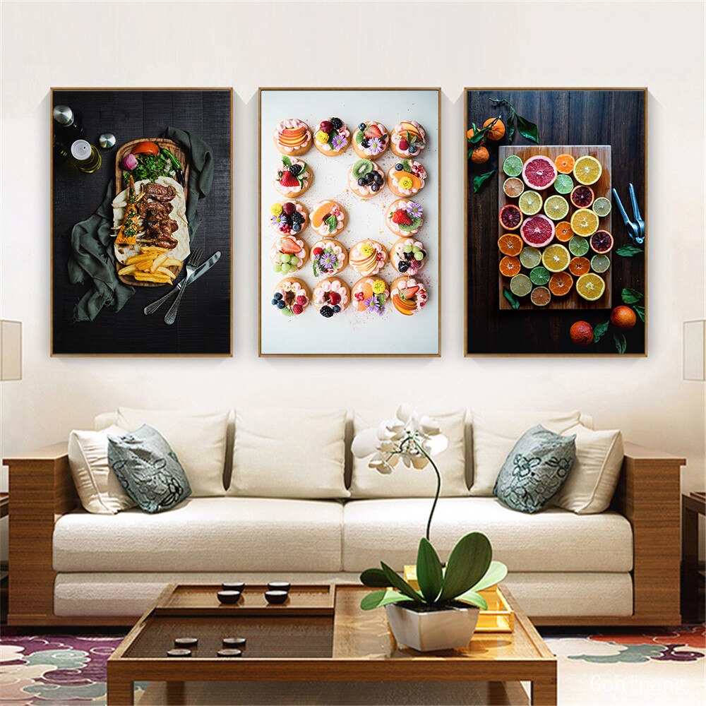 Fruit Vegetable Kitchen Wall Art - Little Eudora