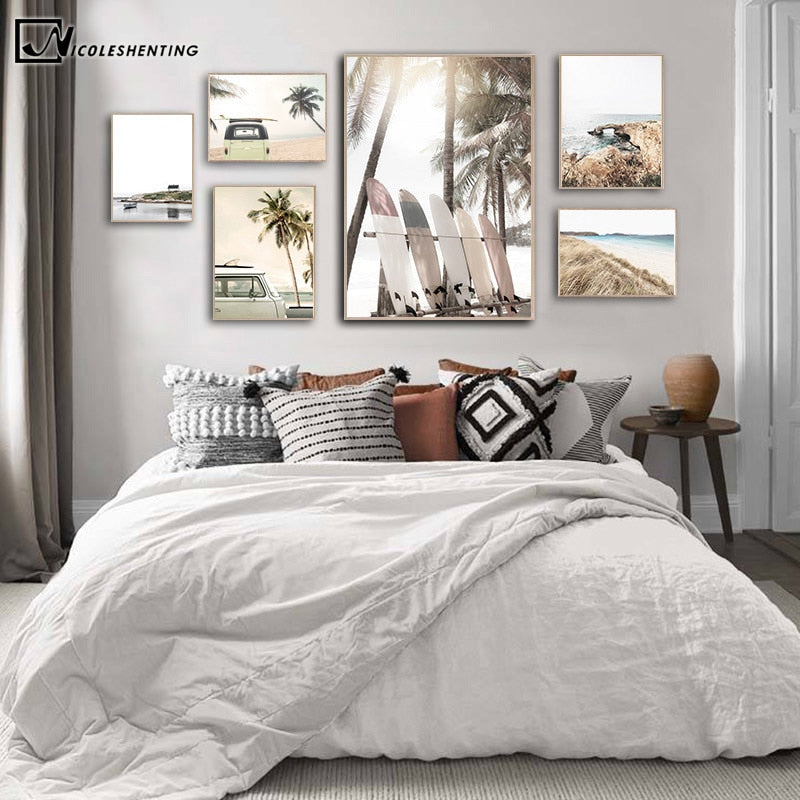 Tropical Summer Sea Beach Travel Wall Art - Little Eudora