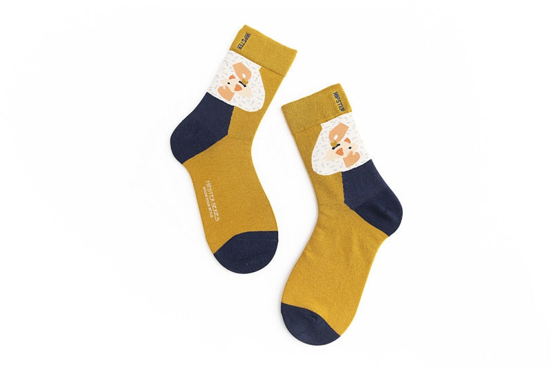 Unisex Painting Style Socks - 1 Pair - Little Eudora