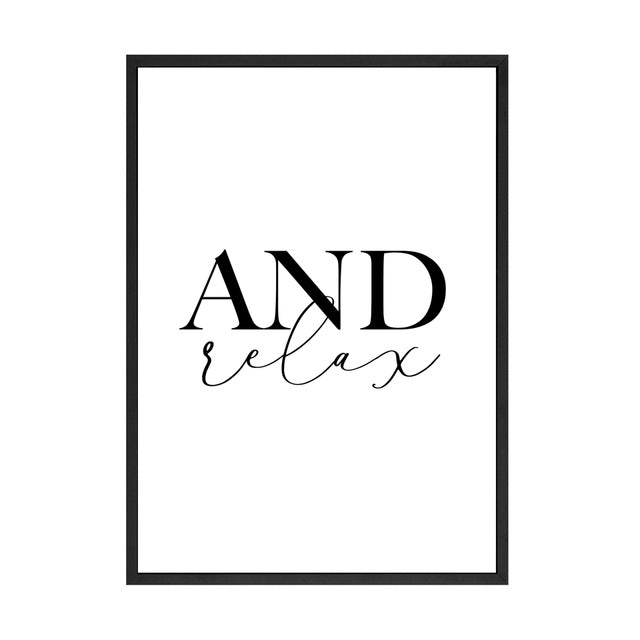 Get Naked and Relax Wall Art - Little Eudora