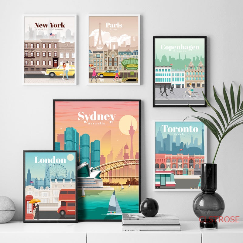 London New York Paris Spain City - Little Eudora
