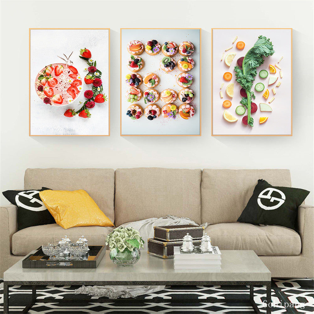 Fruit Vegetable Kitchen Wall Art - Little Eudora