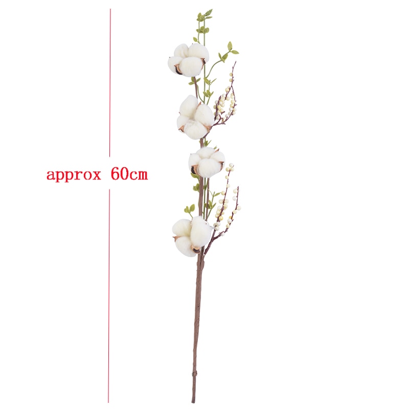 Natural Cotton Artificial Flower - 1 Piece - Little Eudora