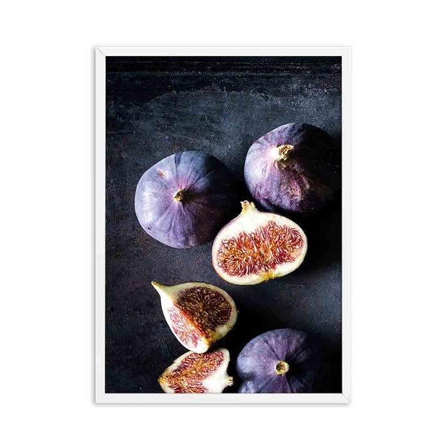 Kitchen Fruit Pictures Blueberry Fig Wall Art - Little Eudora