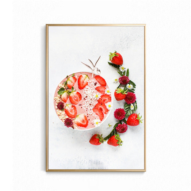 Fruit Vegetable Kitchen Wall Art - Little Eudora