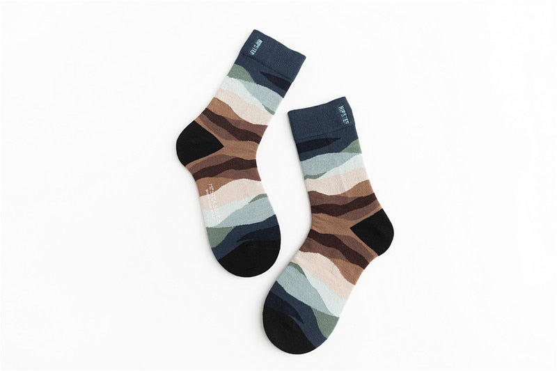 Unisex Painting Style Socks - 1 Pair - Little Eudora