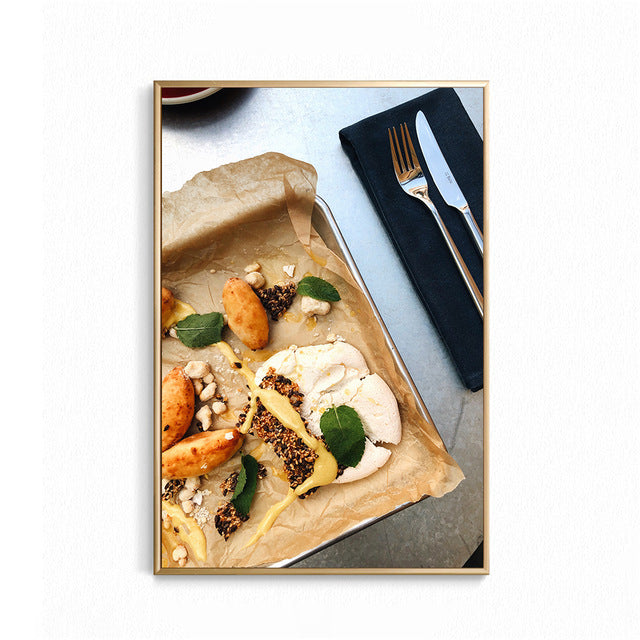 Fruit Vegetable Kitchen Wall Art - Little Eudora