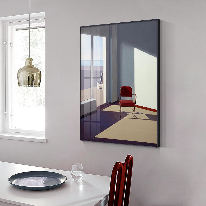 Nordic landscape stand by the windows Wall Art - Little Eudora