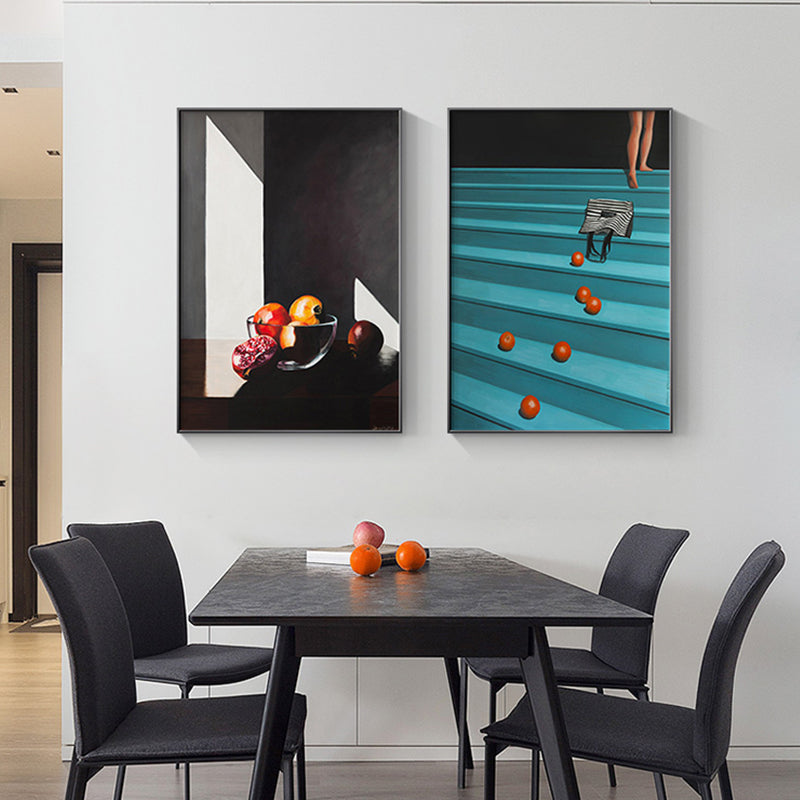 Modern Fruit Canvas Painting Minimalist - Little Eudora