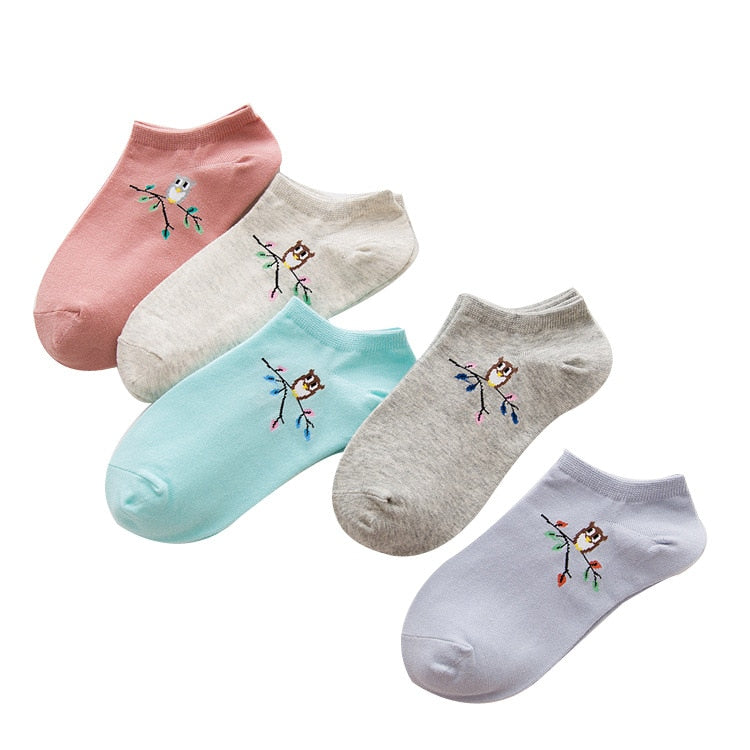 Cute face expressions Socks - 5 Pairs - Little Eudora