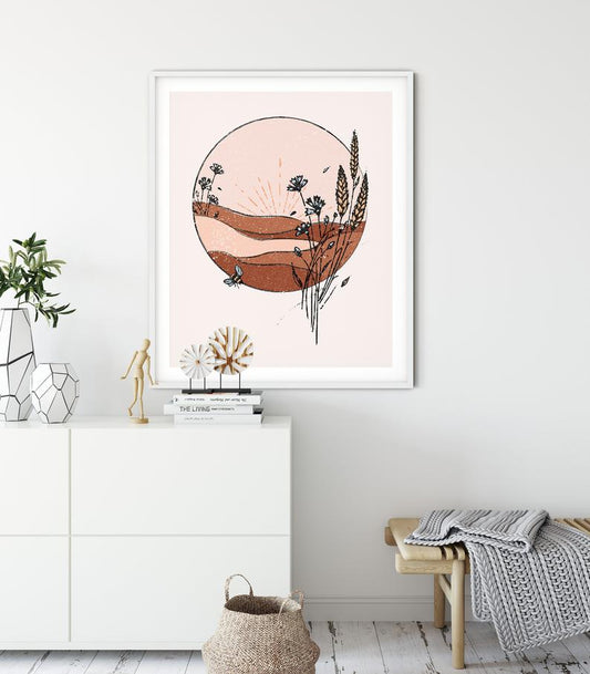 Boho Wall Decor Vintage Inspired Wall Art Living Room Decor Canvas Painting And Prints Wall Home Decor