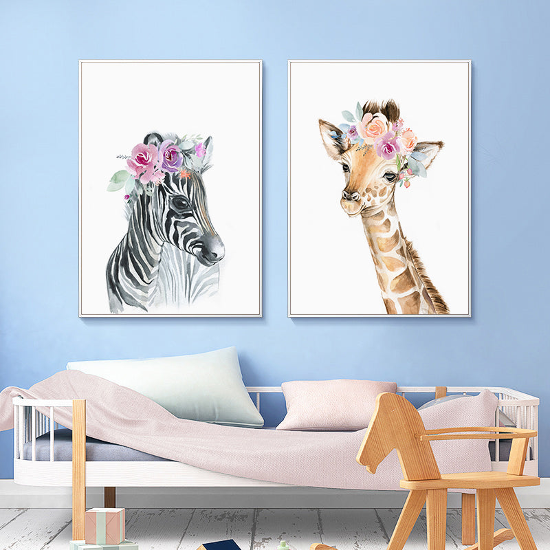 Lion Zebra Elephant Giraffe Nursery - Little Eudora