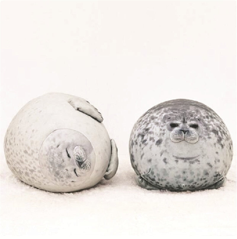 20cm 60cm Cute Sea Lion Plush Toys Soft Marine Animal Seal Stuffed Doll for Kids Gift Sleeping Pillow 3D Novelty Throw Pillows