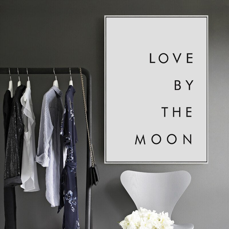 Black and White Live By The Sun Love By The Moon - Little Eudora