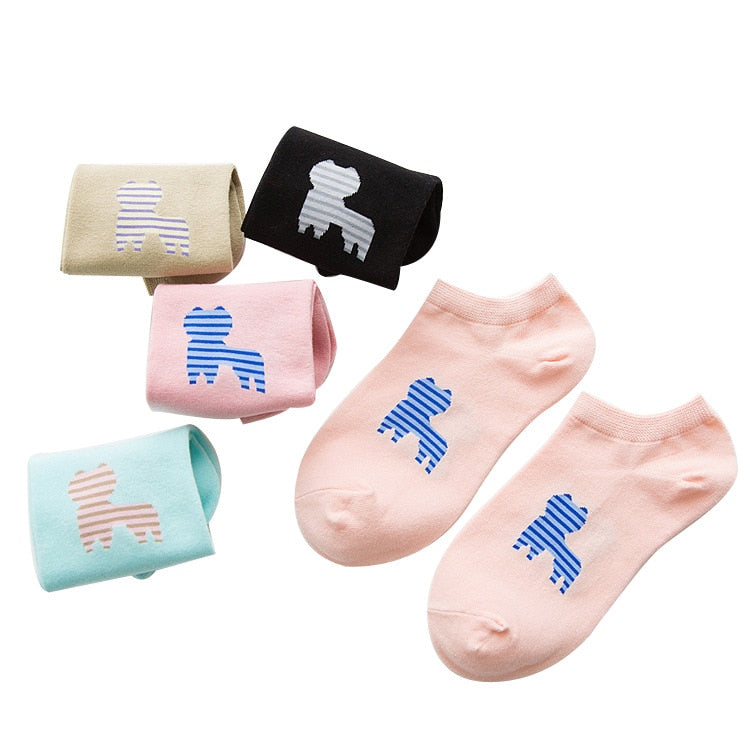 Cute face expressions Socks - 5 Pairs - Little Eudora