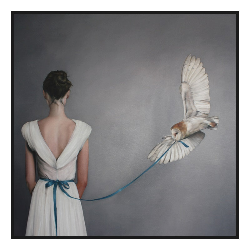 Home Decoration Feather Woman - Little Eudora