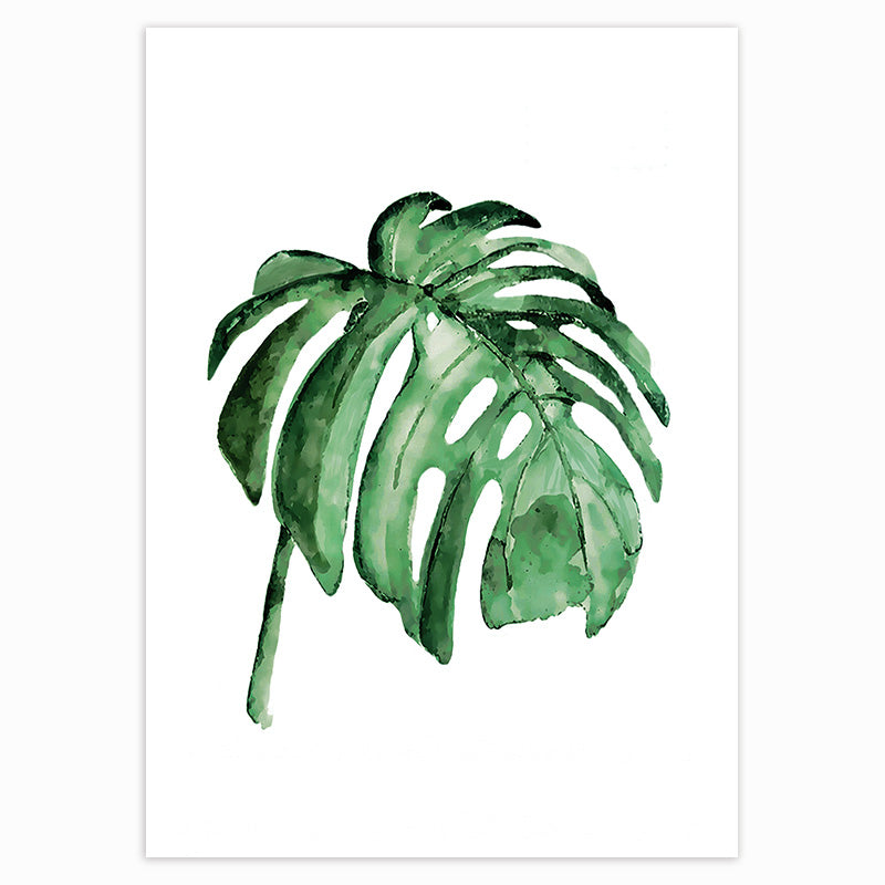 Tropical Plants Poster Green Leaves - Little Eudora