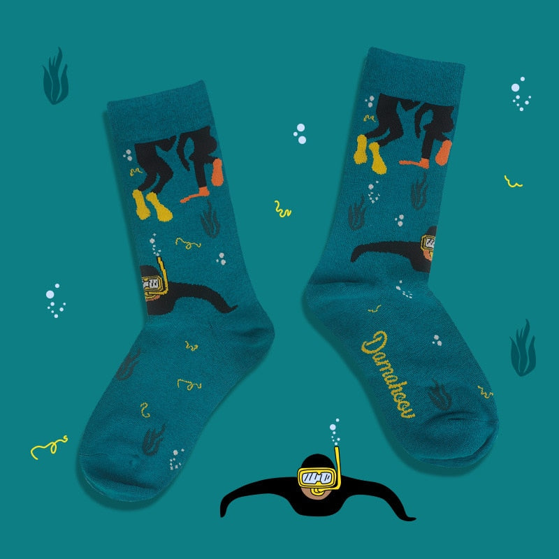 Unisex Harajuku Socks - 1 Pair - Little Eudora