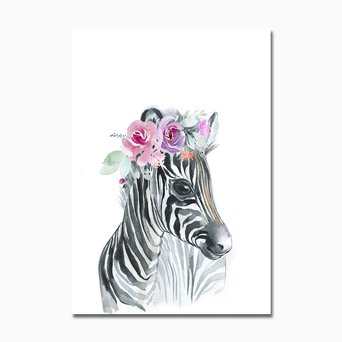 Lion Zebra Elephant Giraffe Nursery - Little Eudora