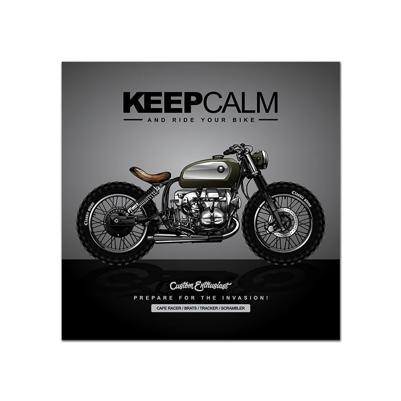 Vintage Poster Classic Motorcycle - Little Eudora