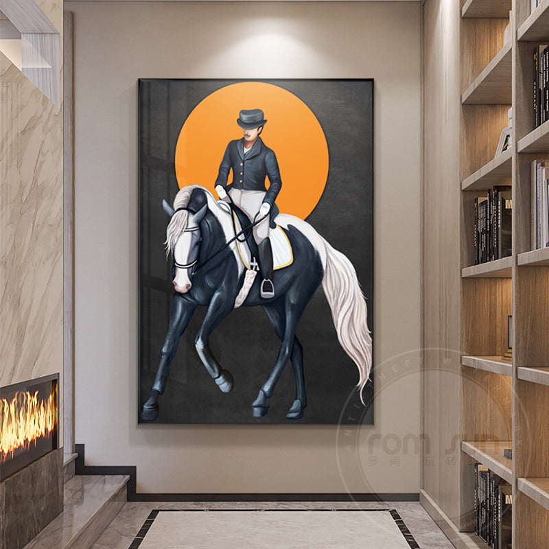 Horse riding Wall Art - Little Eudora