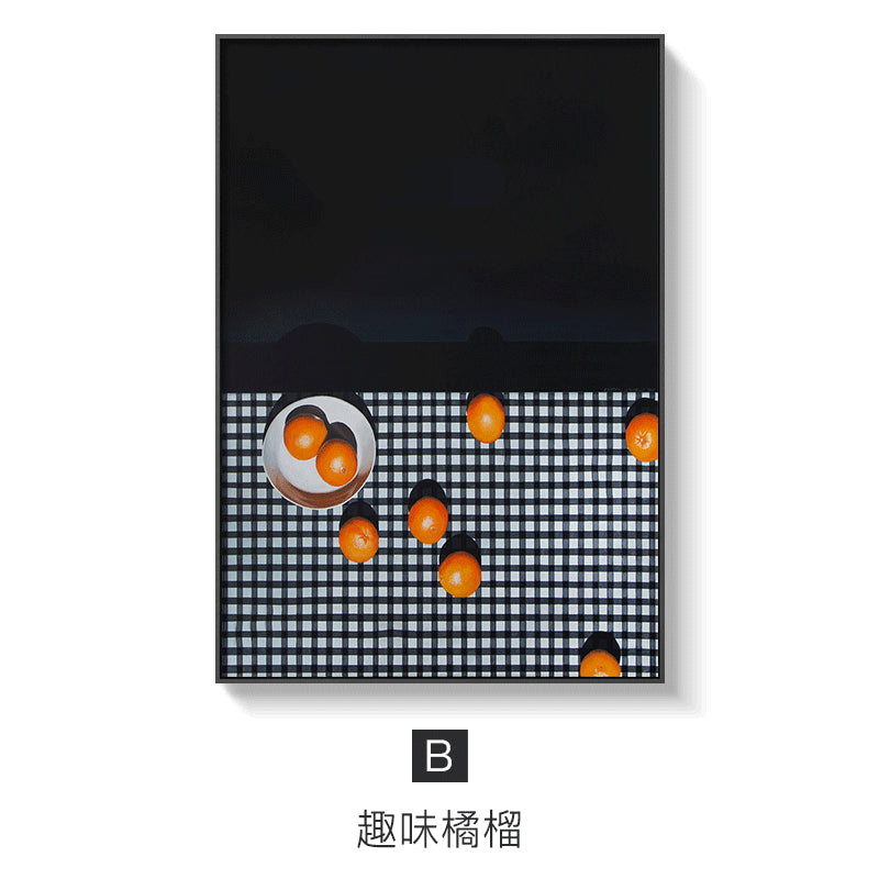 Modern Fruit Canvas Painting Minimalist - Little Eudora