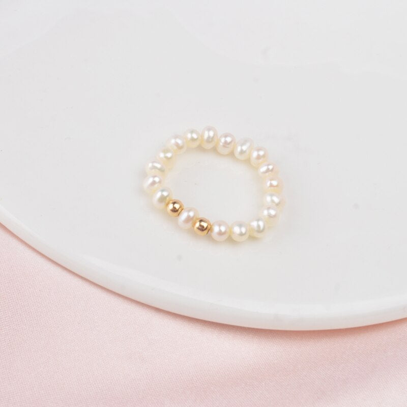 ASHIQI 3-4mm Mini Small Natural Freshwater Pearl Rings for Women Real 925 Sterling Silver Jewelry for Women 2019 Fashion Gift
