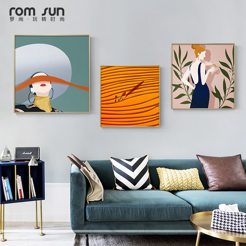 Abstract colorful Life is good Wall Art - Little Eudora