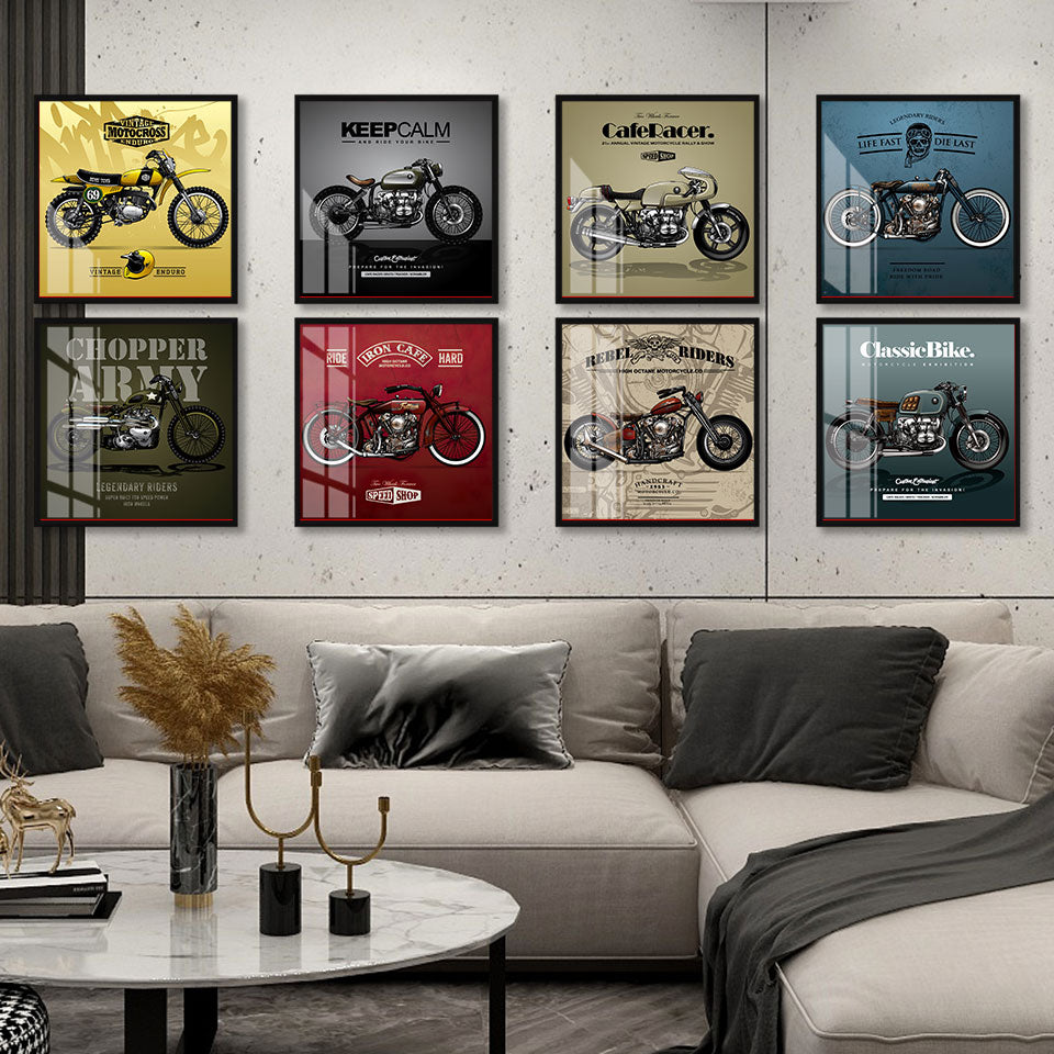 Vintage Poster Classic Motorcycle - Little Eudora