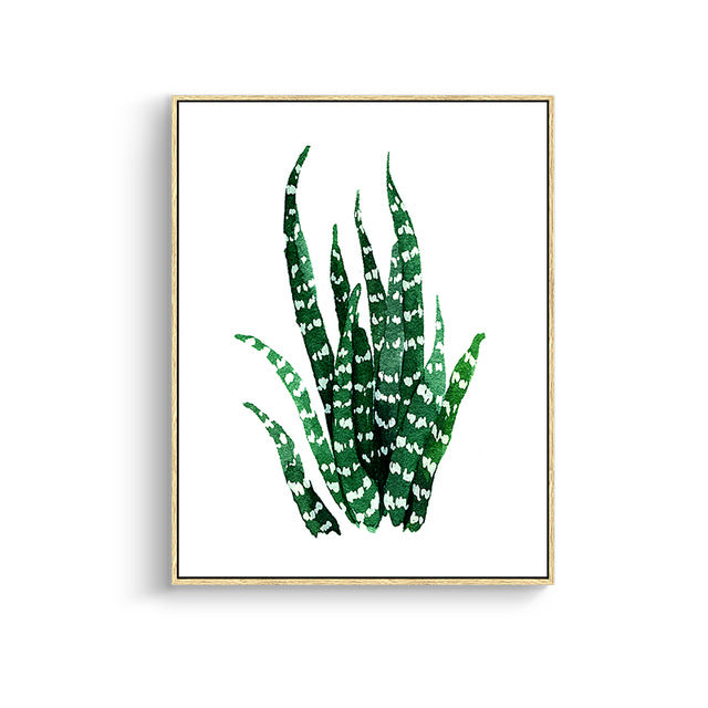 Tropical Plant Leaves Wall Art - Little Eudora