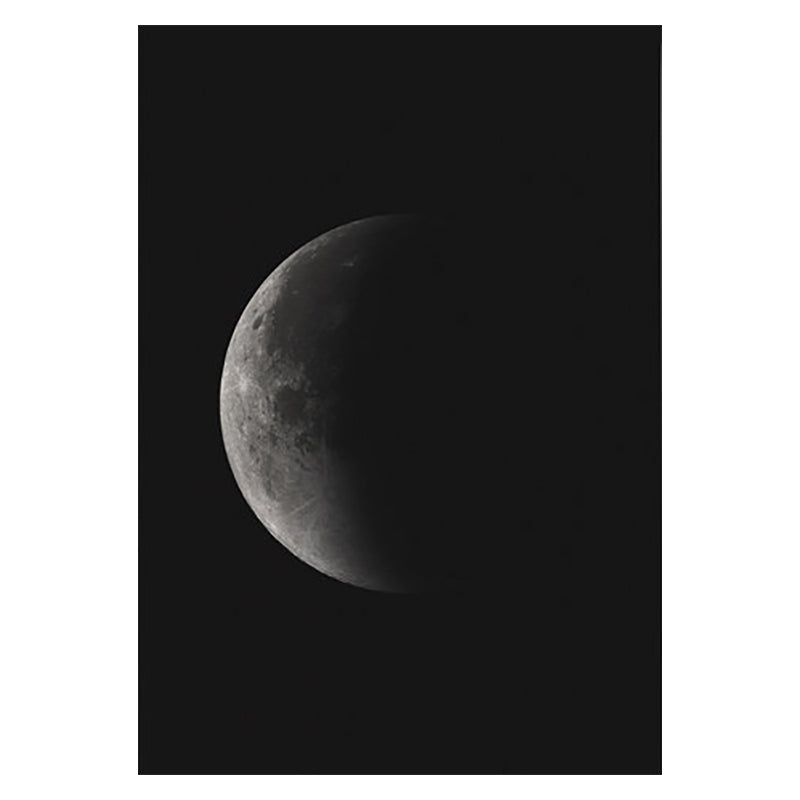 Black and White Moon Wall Art - Little Eudora