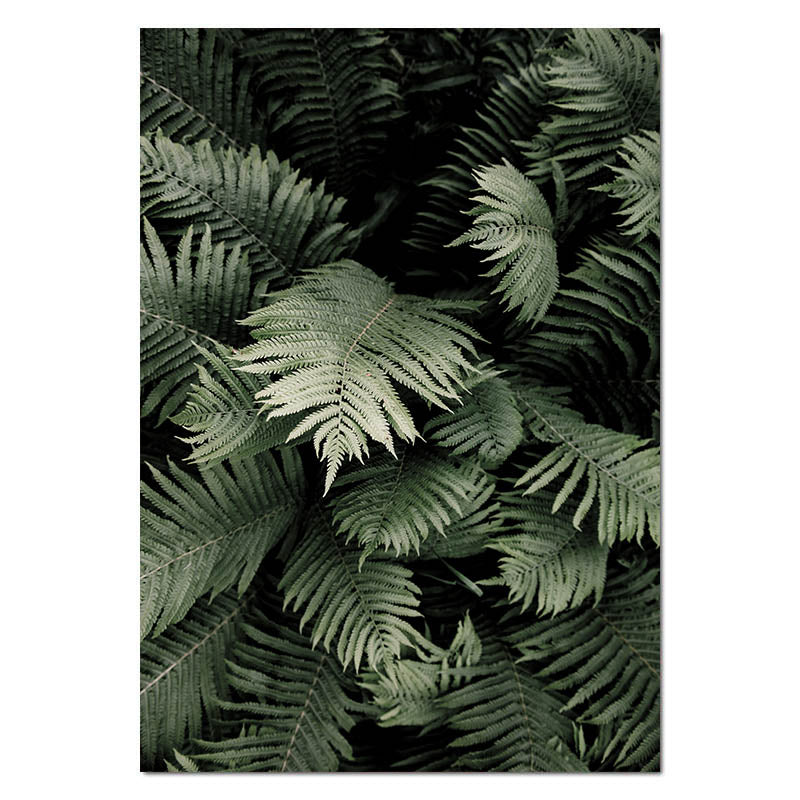 Green Plant Leaf Wall Art - Little Eudora