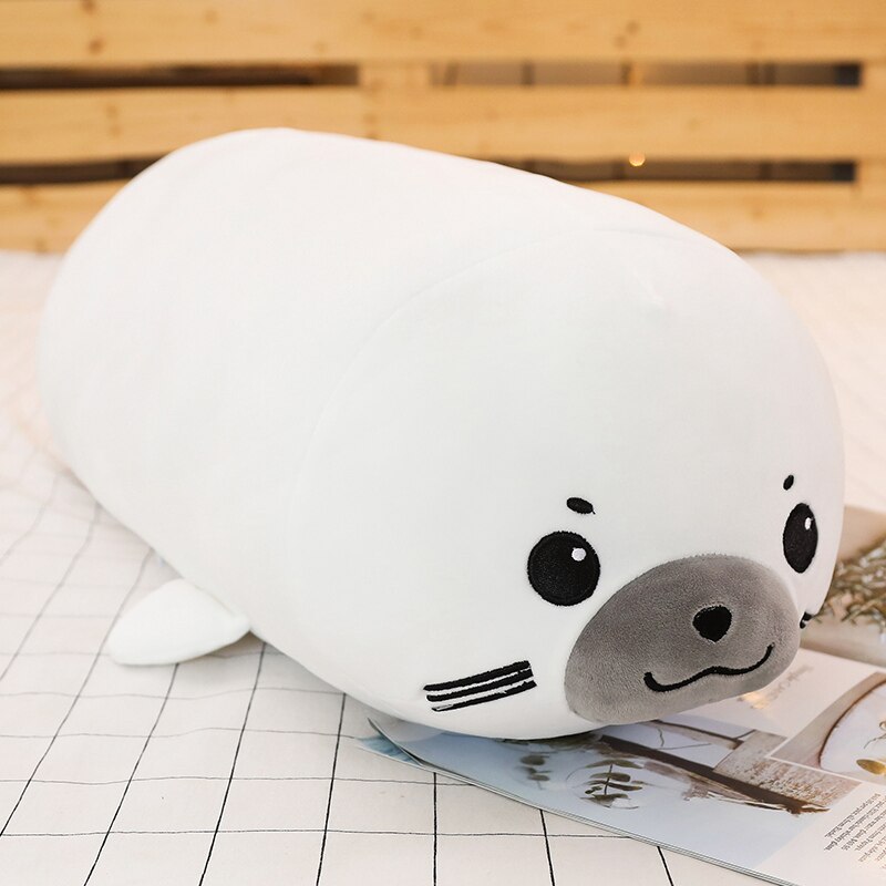 1pc 50/60/80CM Cute 10 Styles Animal Unicorn Raccoon Seal Plush Toy Stuffed Soft Sleeping Pillow Cushion Dolls Baby Cartoon Toys