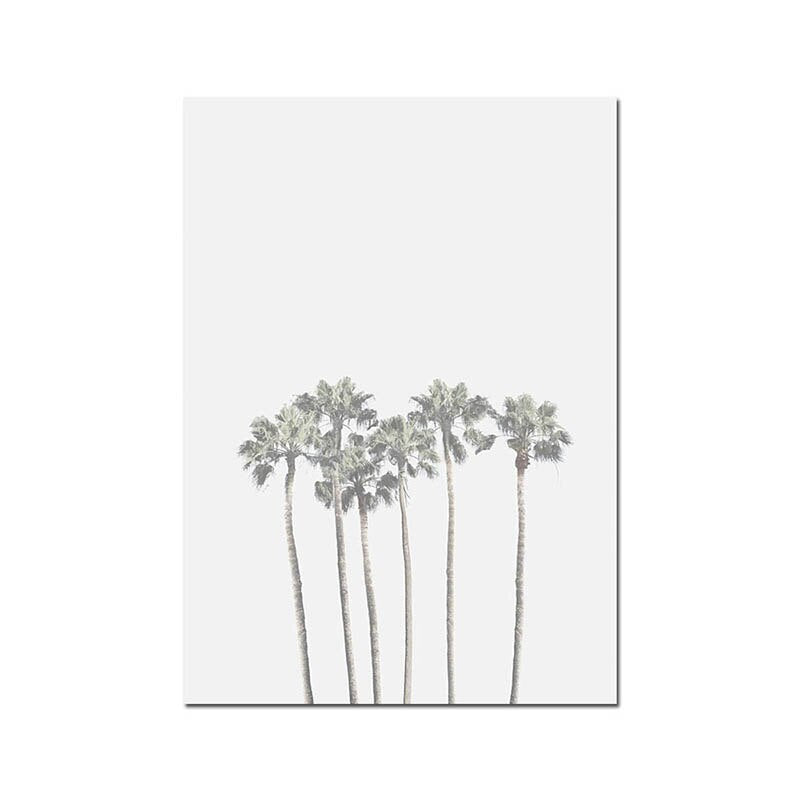 Motivational Quote Palm Tree Leaf Wall Art - Little Eudora