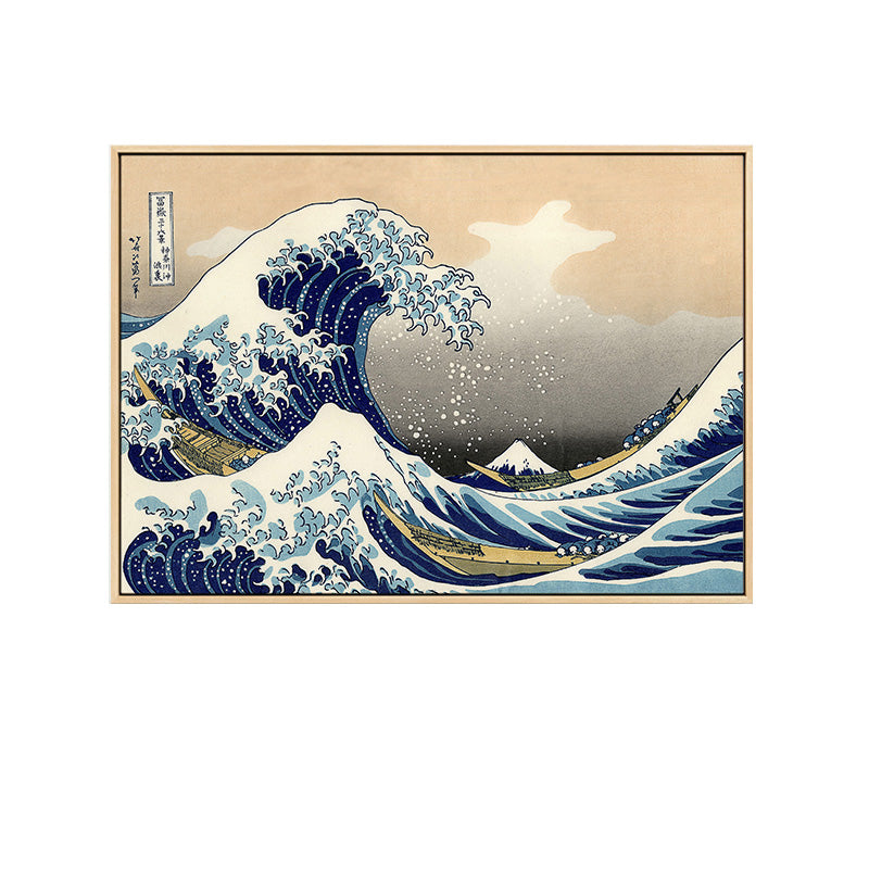Abstract Japanese Sunrise PWall Art - Little Eudora