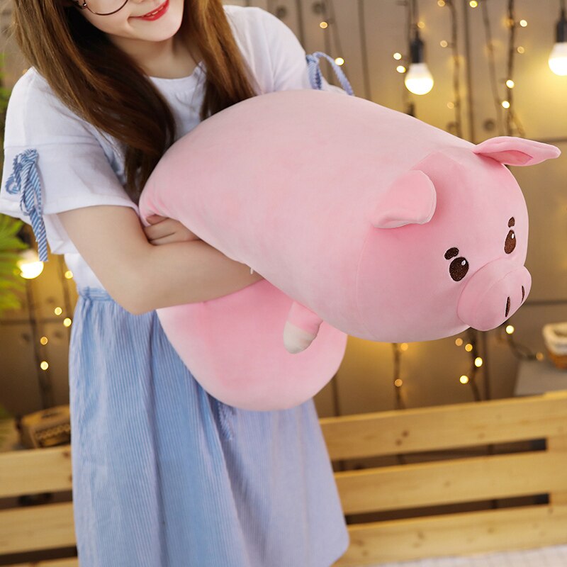 1pc 50/60/80CM Cute 10 Styles Animal Unicorn Raccoon Seal Plush Toy Stuffed Soft Sleeping Pillow Cushion Dolls Baby Cartoon Toys