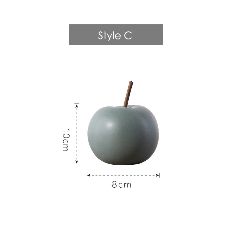 Ceramic Apple Figurines - Little Eudora