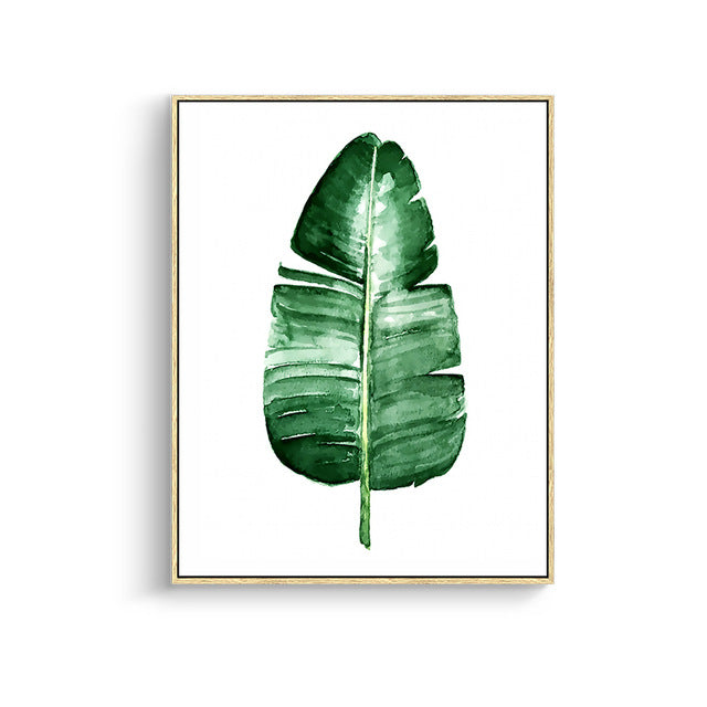 Tropical Plant Leaves Wall Art - Little Eudora